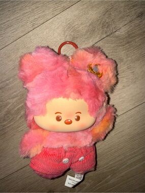 Miniso Disney Mickey Mouse Head In The Clouds Red Cloud Vinyl Plush Keychain